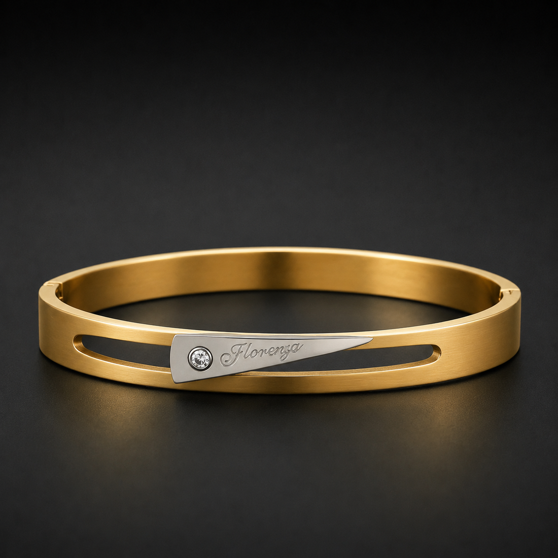 Ansh Gold Kada For Men