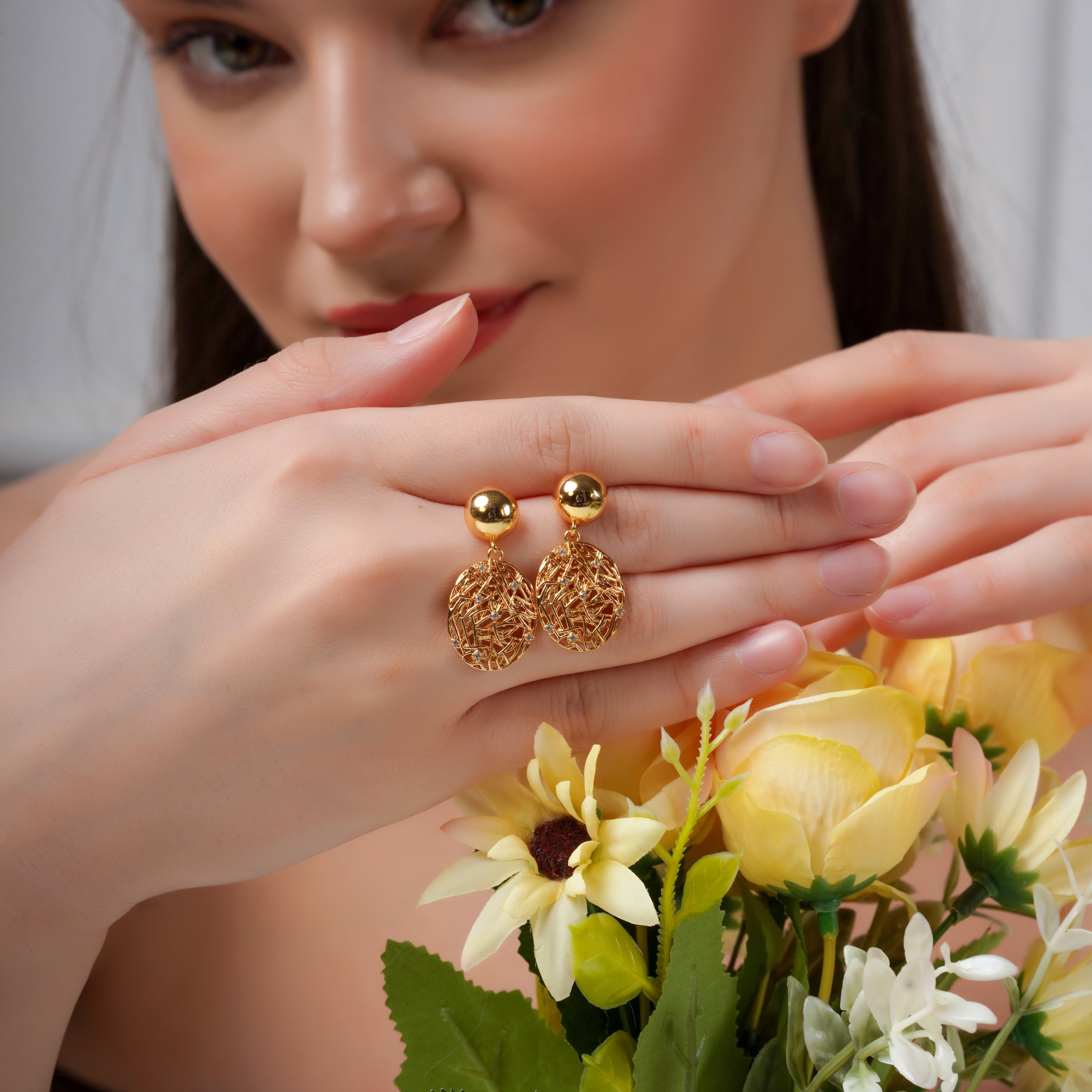 Sunora Weave Drops earrings