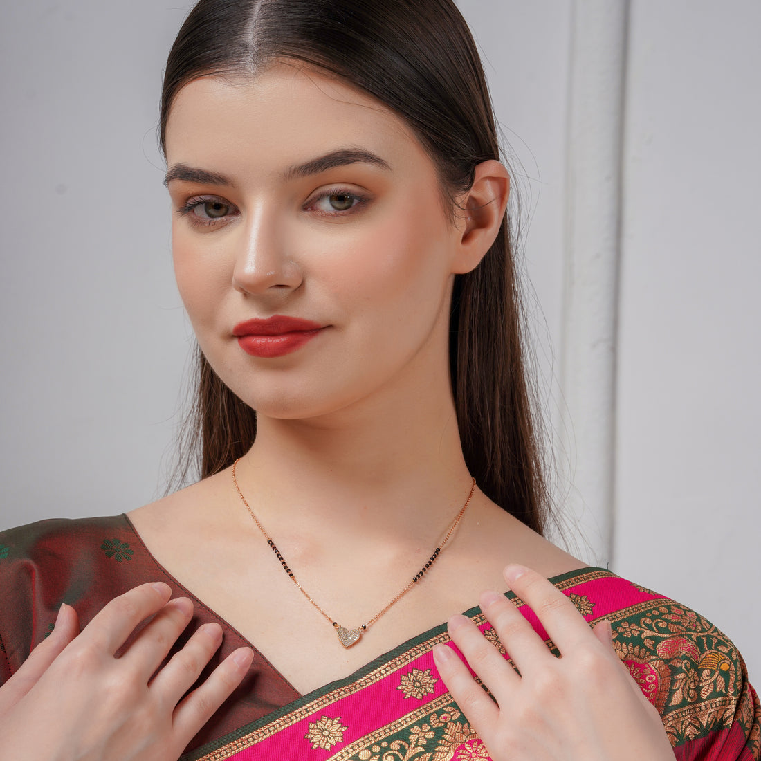 Prayal Heart Mangalsutra Fo Men