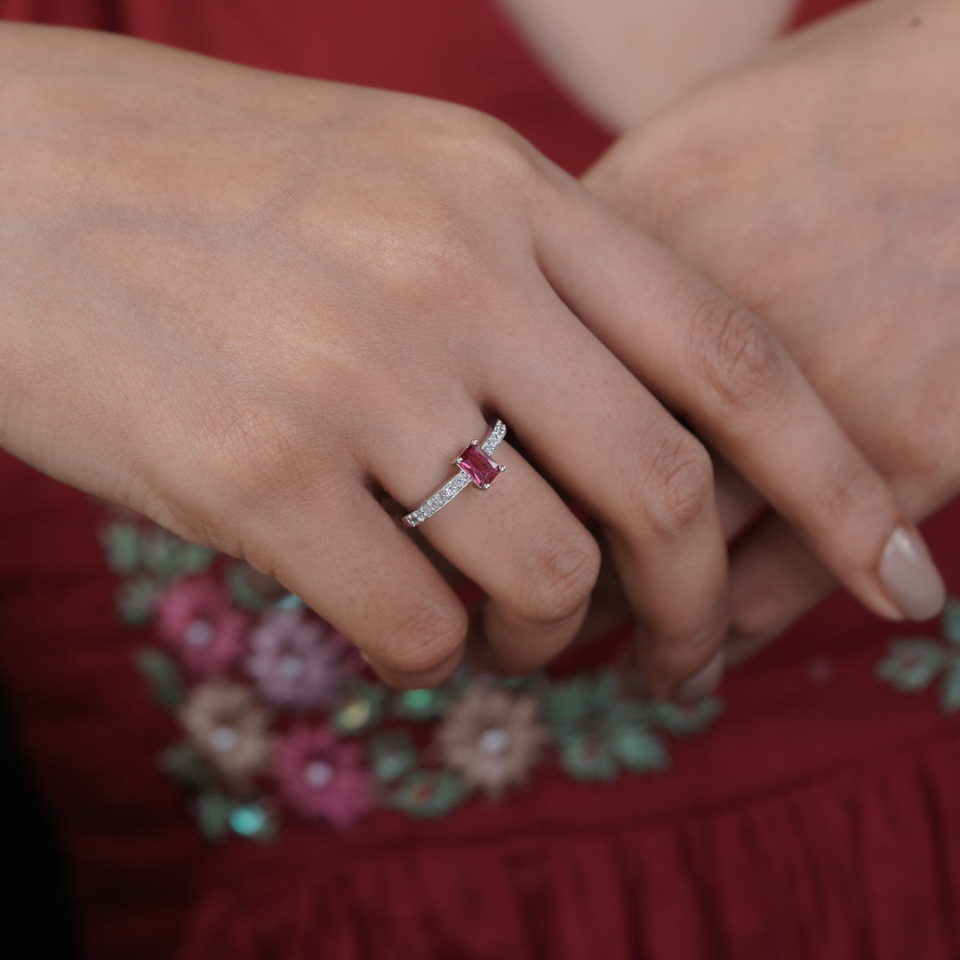Pink Enigma  Womens Ring