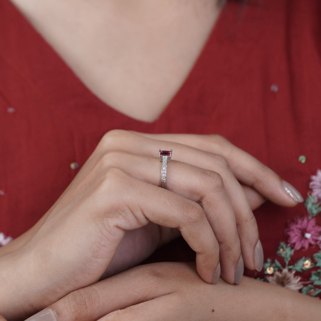 Pink Enigma  Womens Ring