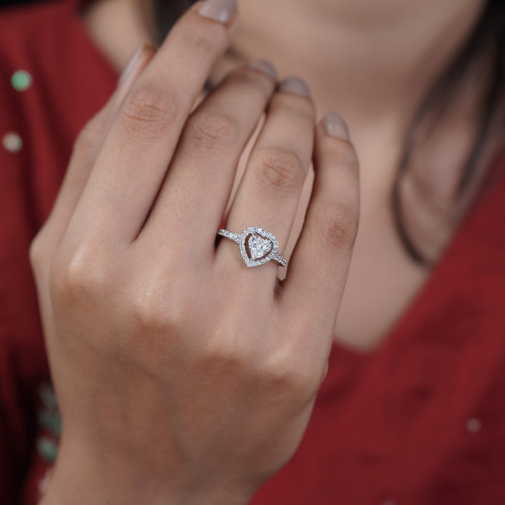 Starlight Heart Womens Ring GWR -88