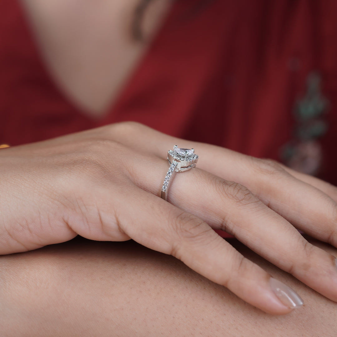 Starlight Heart Womens Ring