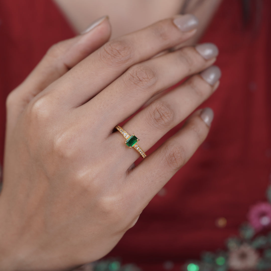 Panna Gold Womens Ring