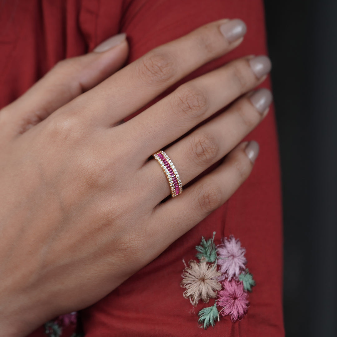 Krina Pink Diamond Ring