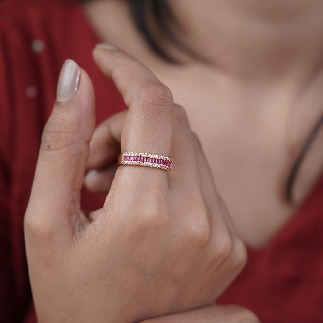 Krina Pink Diamond Ring