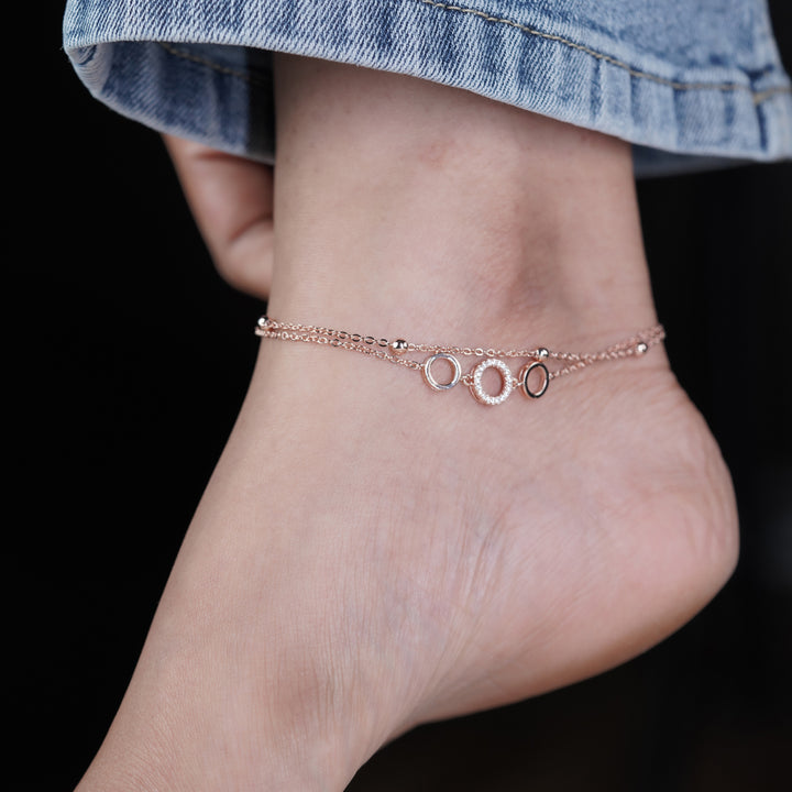 Payal Rose diamond Anklet