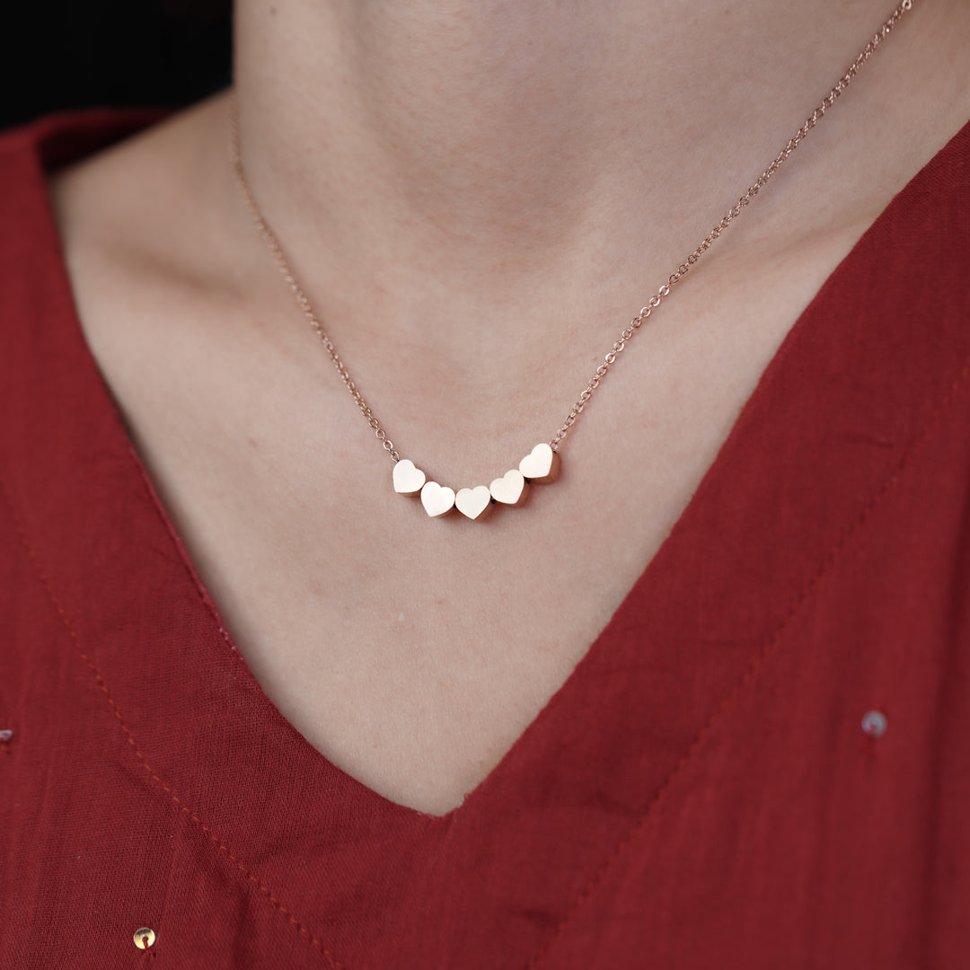 Bharati Rose Gold Necklace