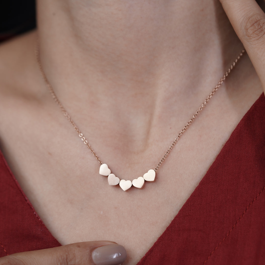 Bharati Rose Gold Necklace