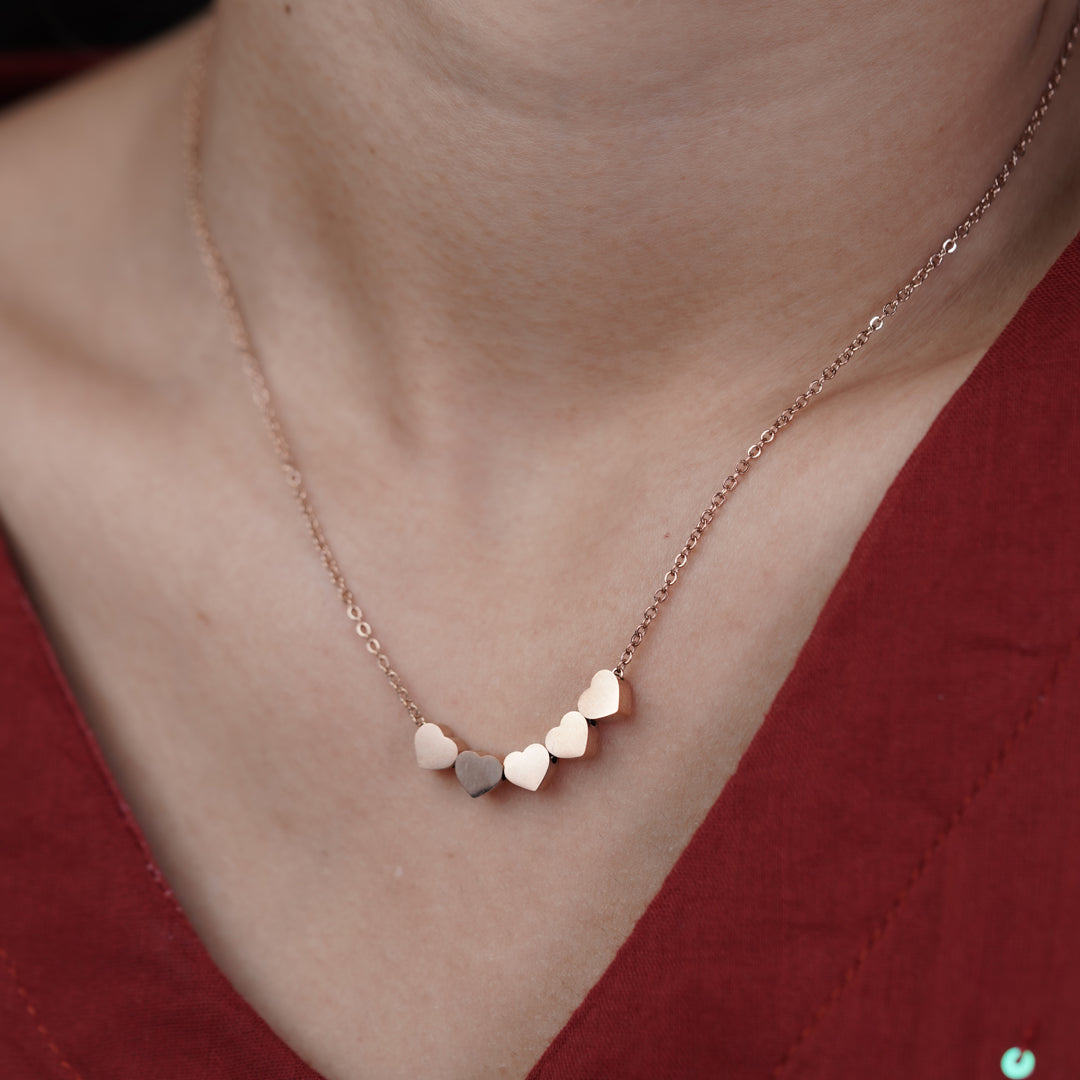 Bharati Rose Gold Necklace