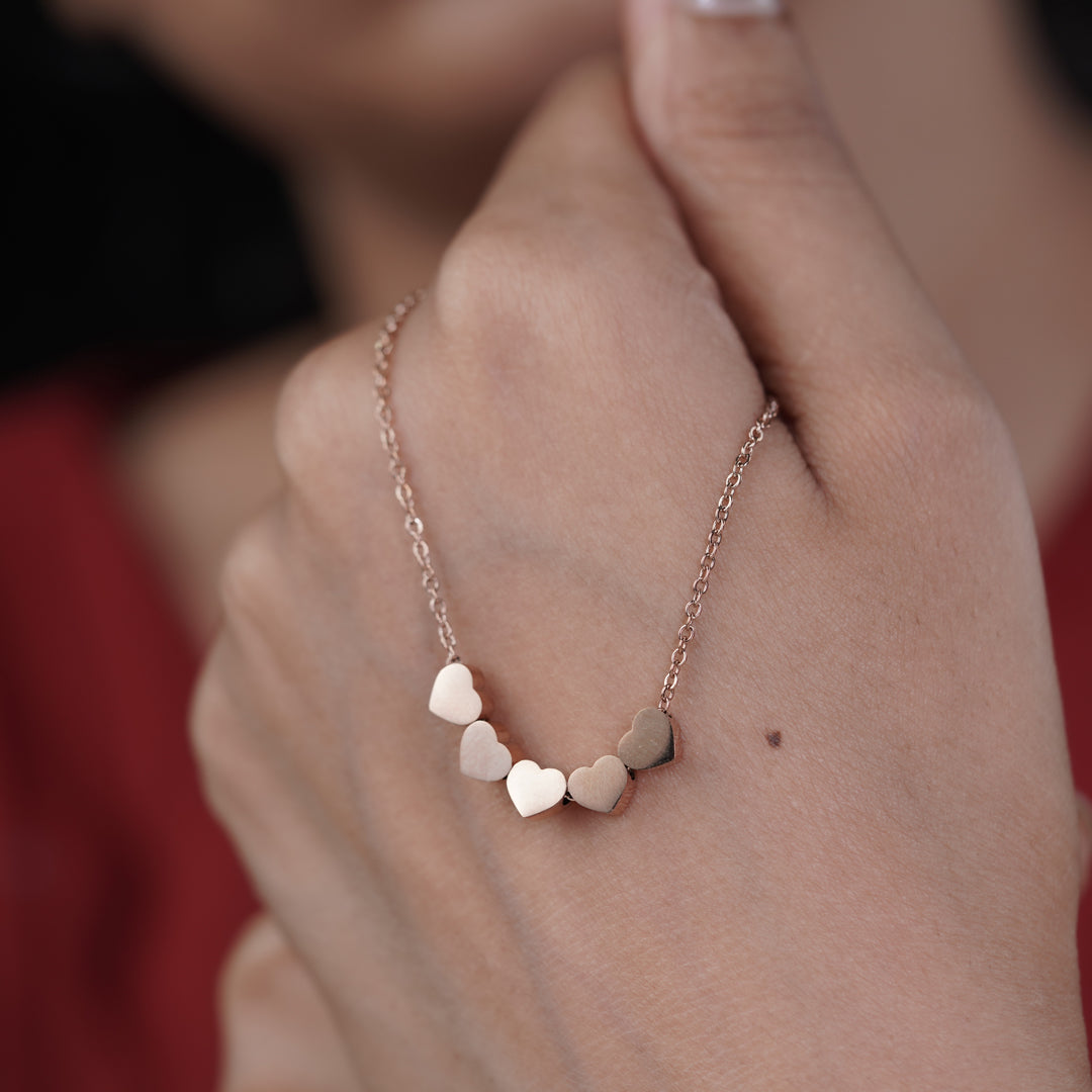 Bharati Rose Gold Necklace