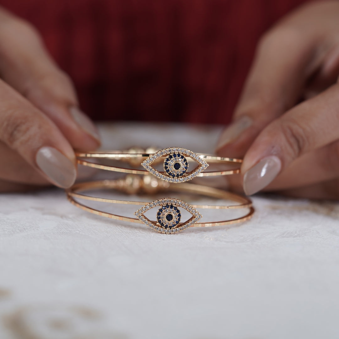 Nazar Free Size Bangles