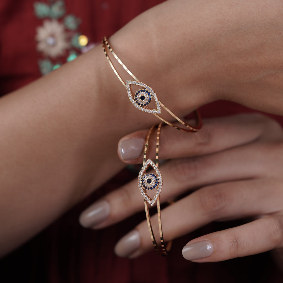 Nazar Free Size Bangles