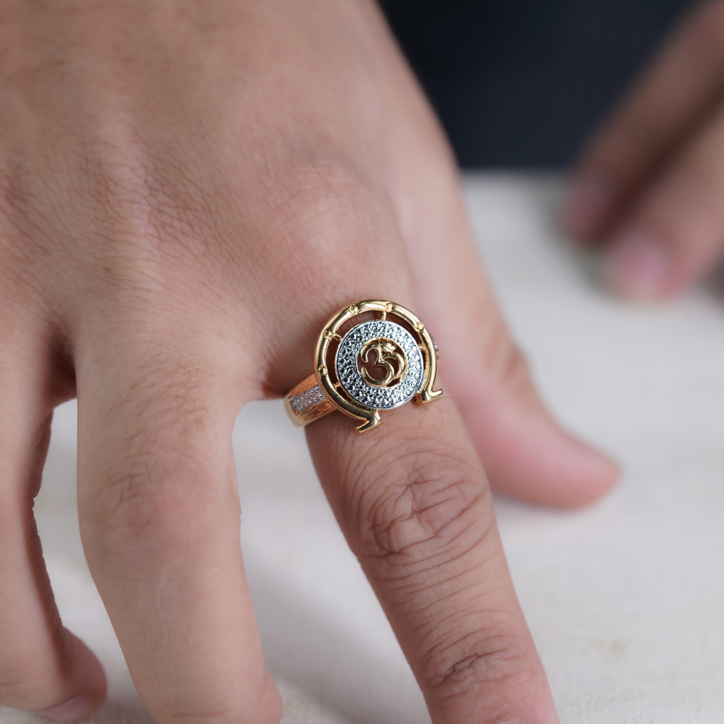 Brahmand Om Men's Ring