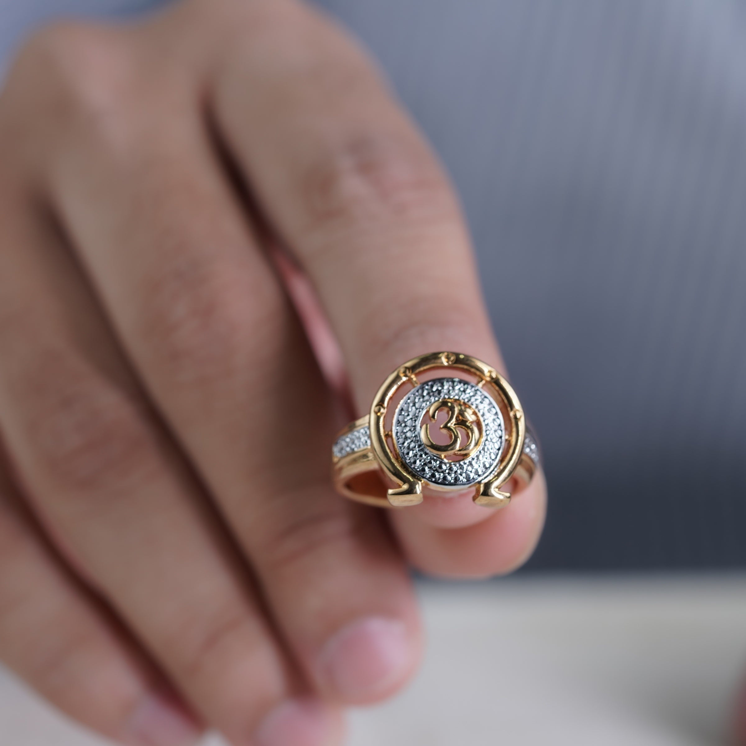 Brahmand Om Men's Ring