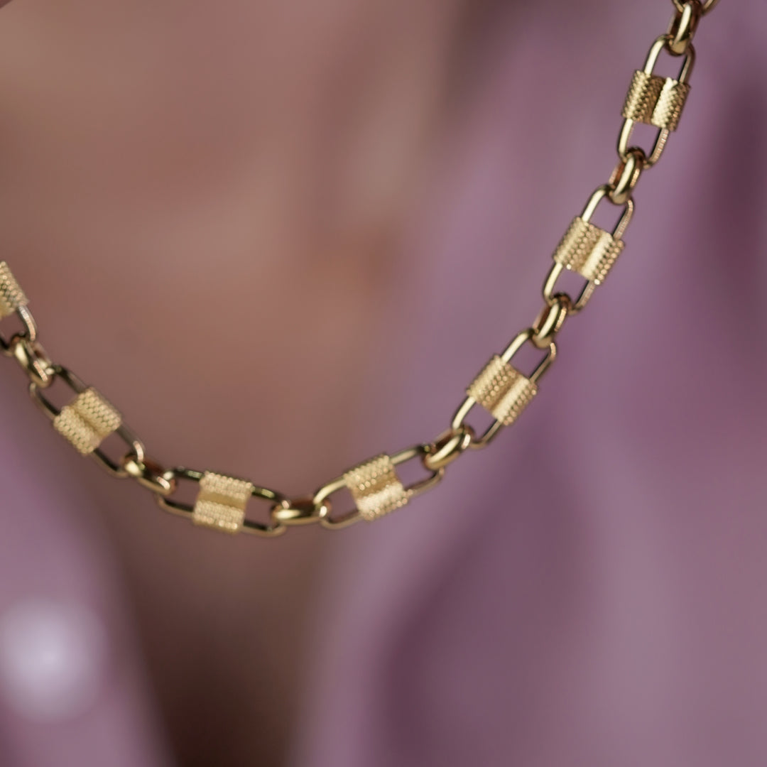 Golden Lock Men's Chain