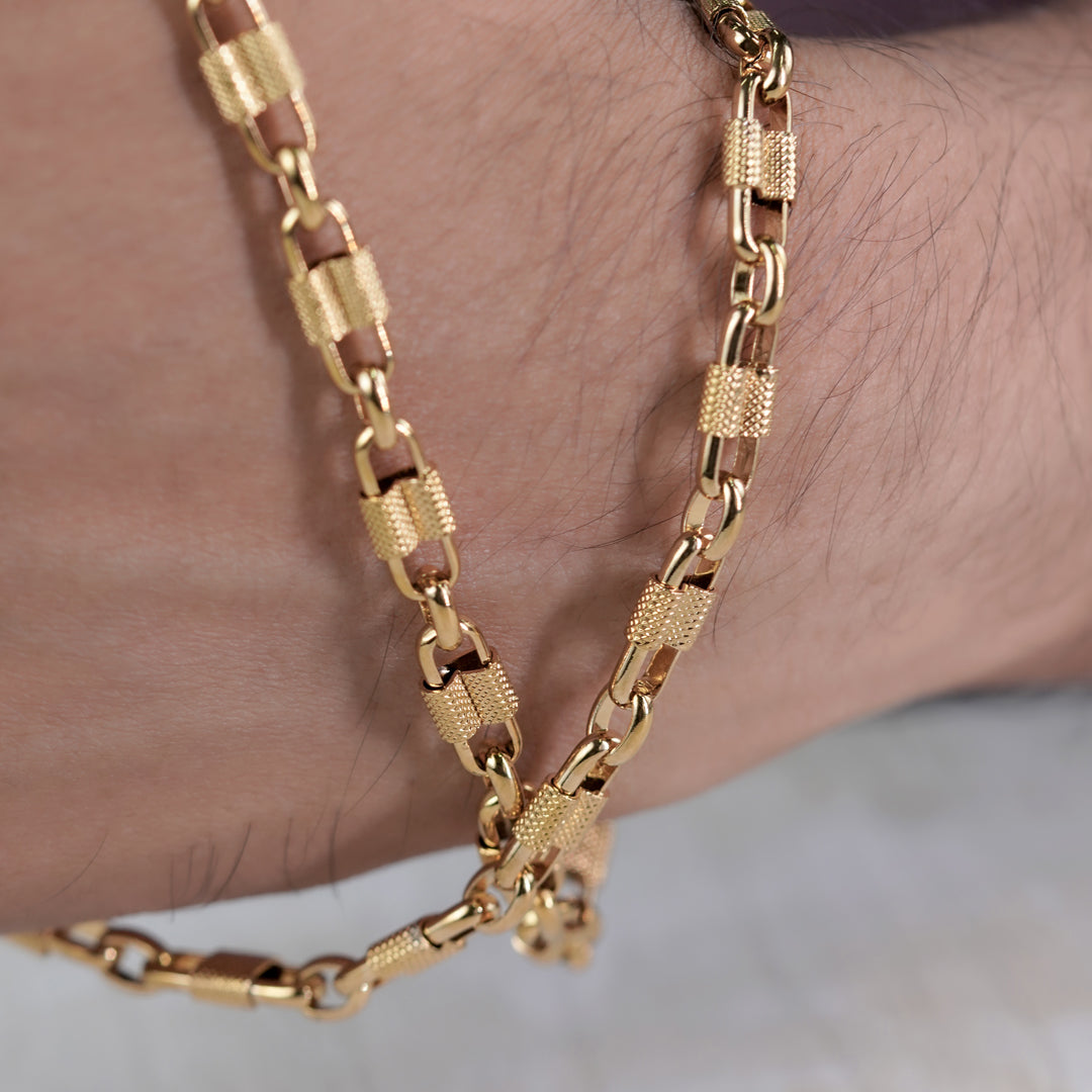 Golden Lock Men's Chain