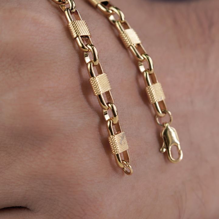 Golden Lock Men's Chain
