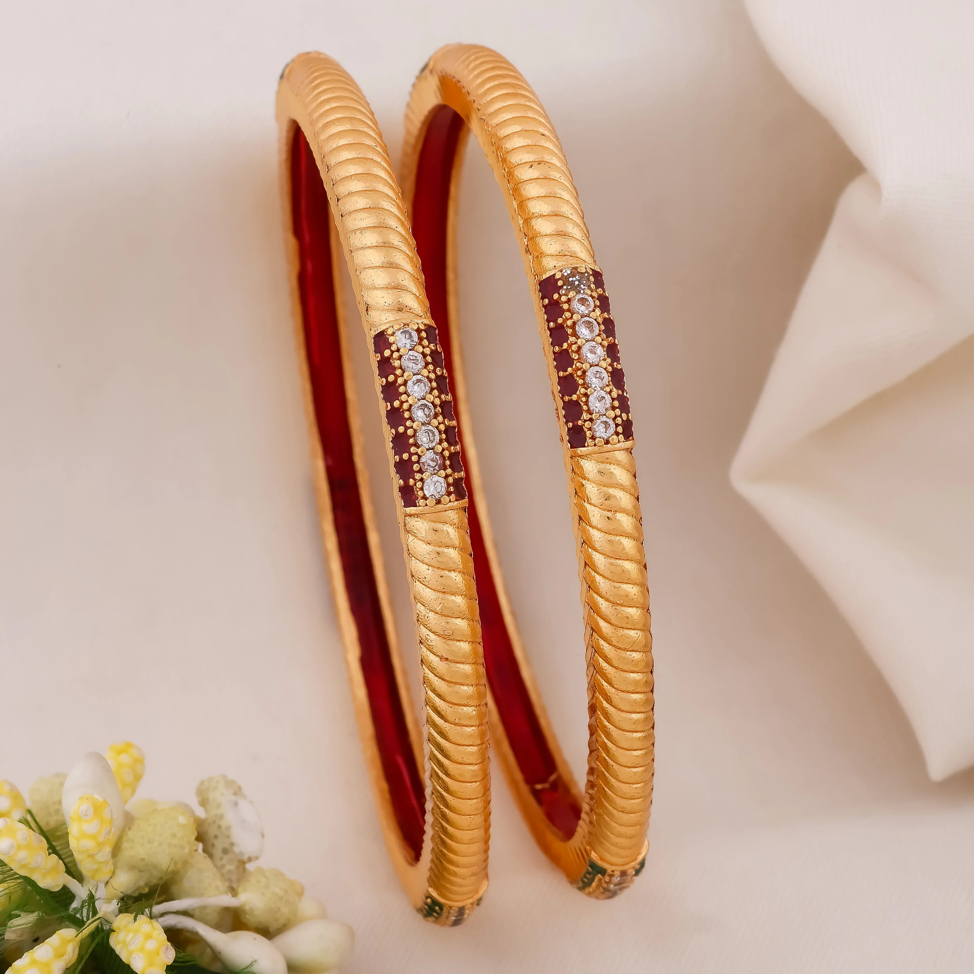 Heer Bangles ( Set Of 2 ) - Ginostone