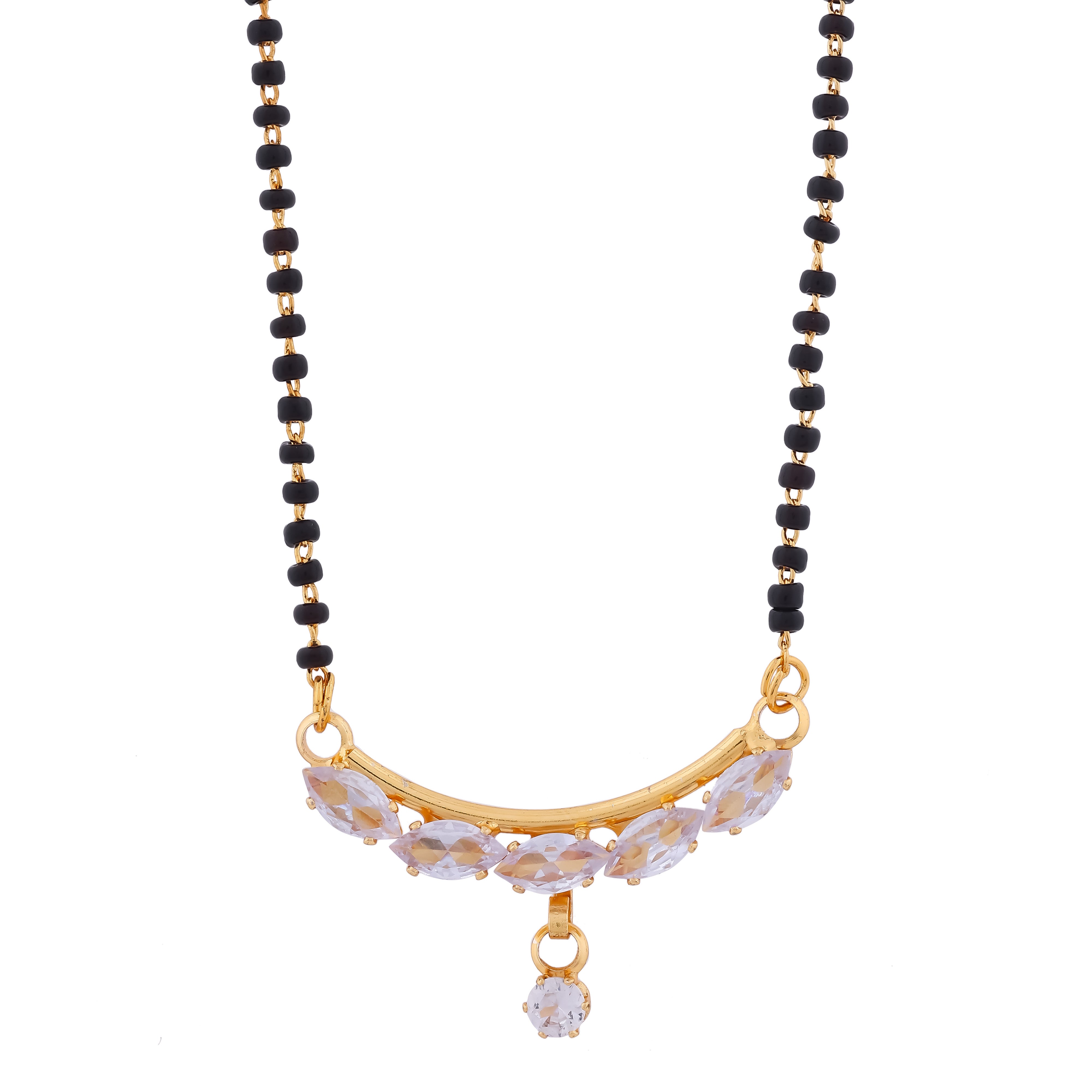 Hema Crystle Mangalsutra For Women - Ginostone
