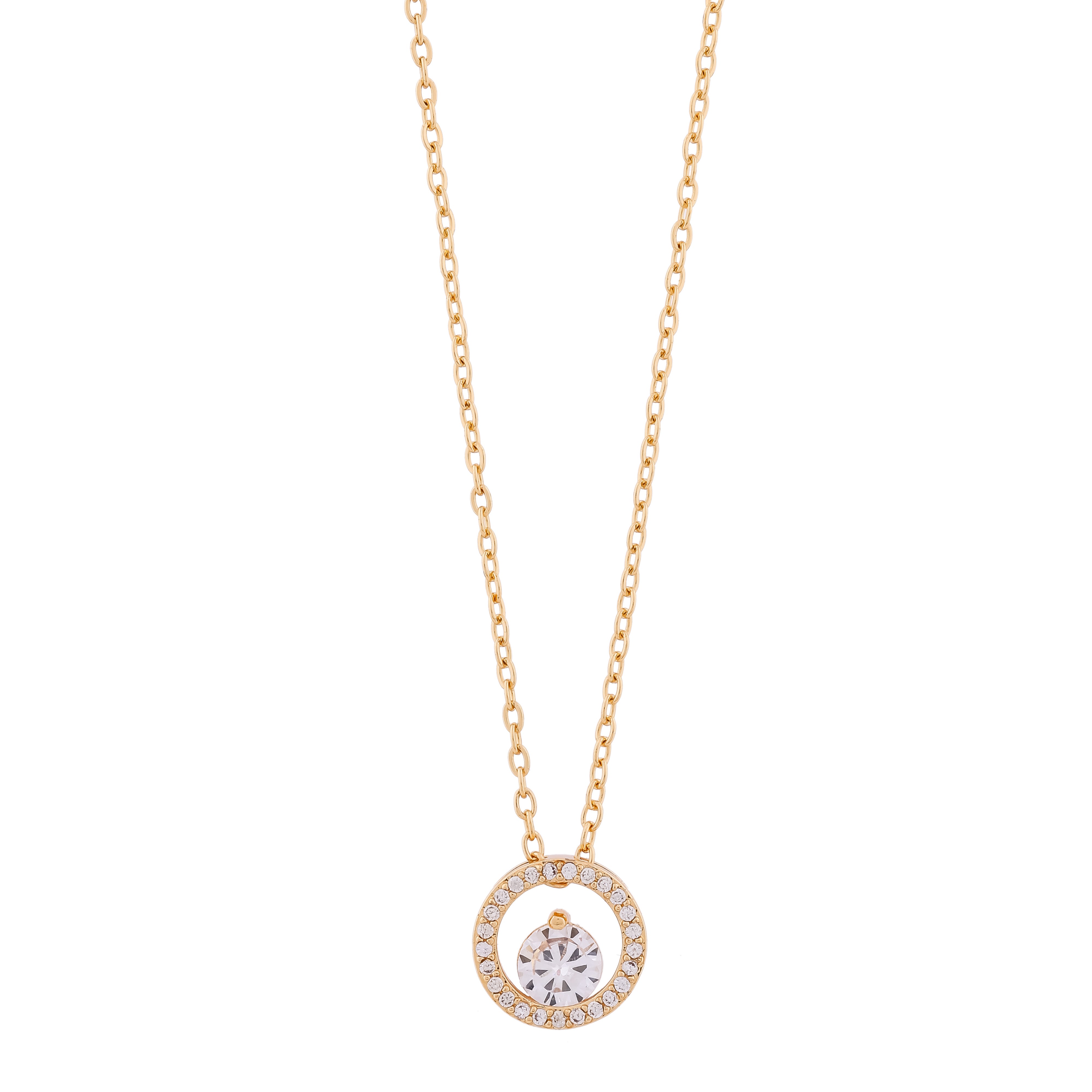 Saanvi  Diamond chain Pendant necklace - Ginostone
