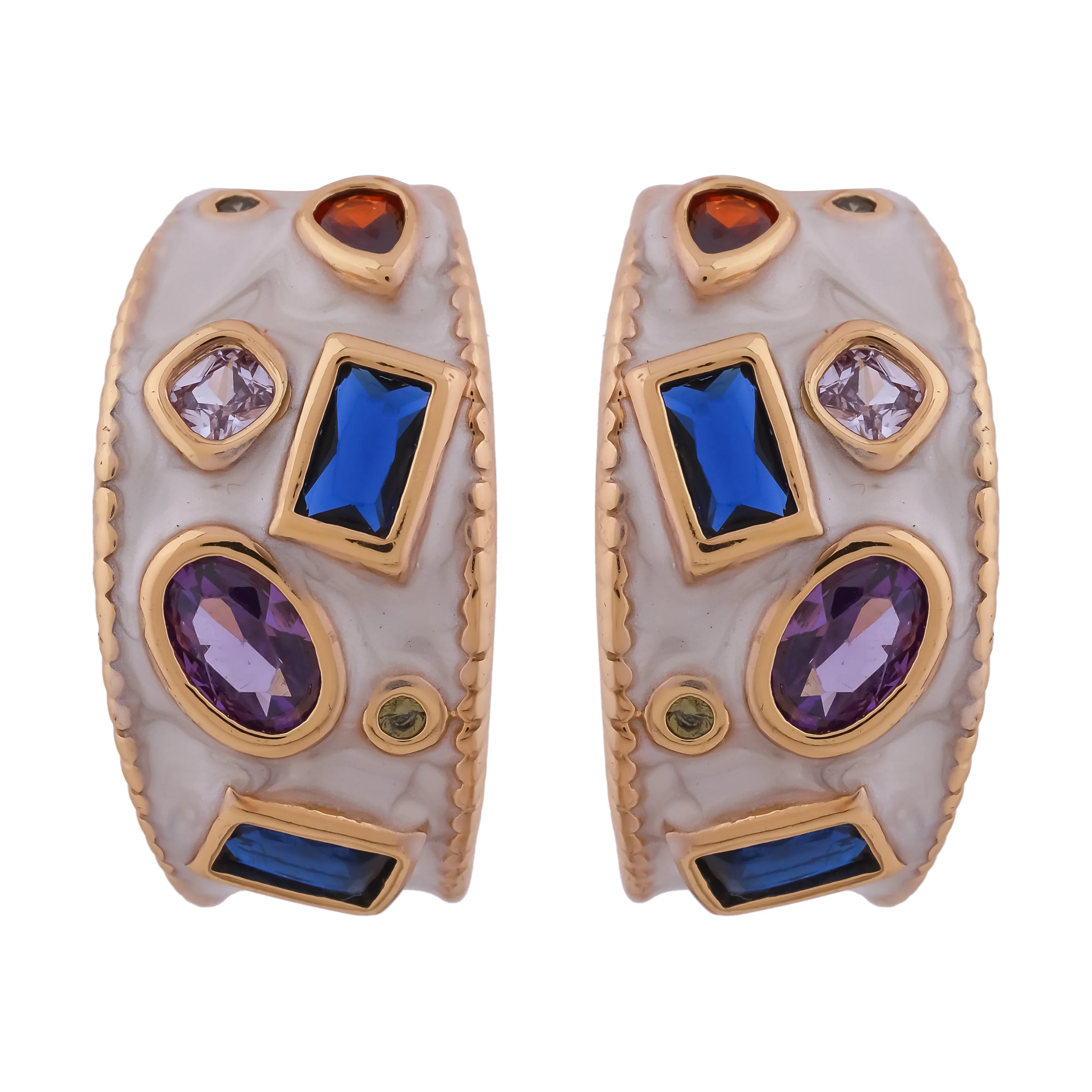 Resin Gems Earring - Ginostone