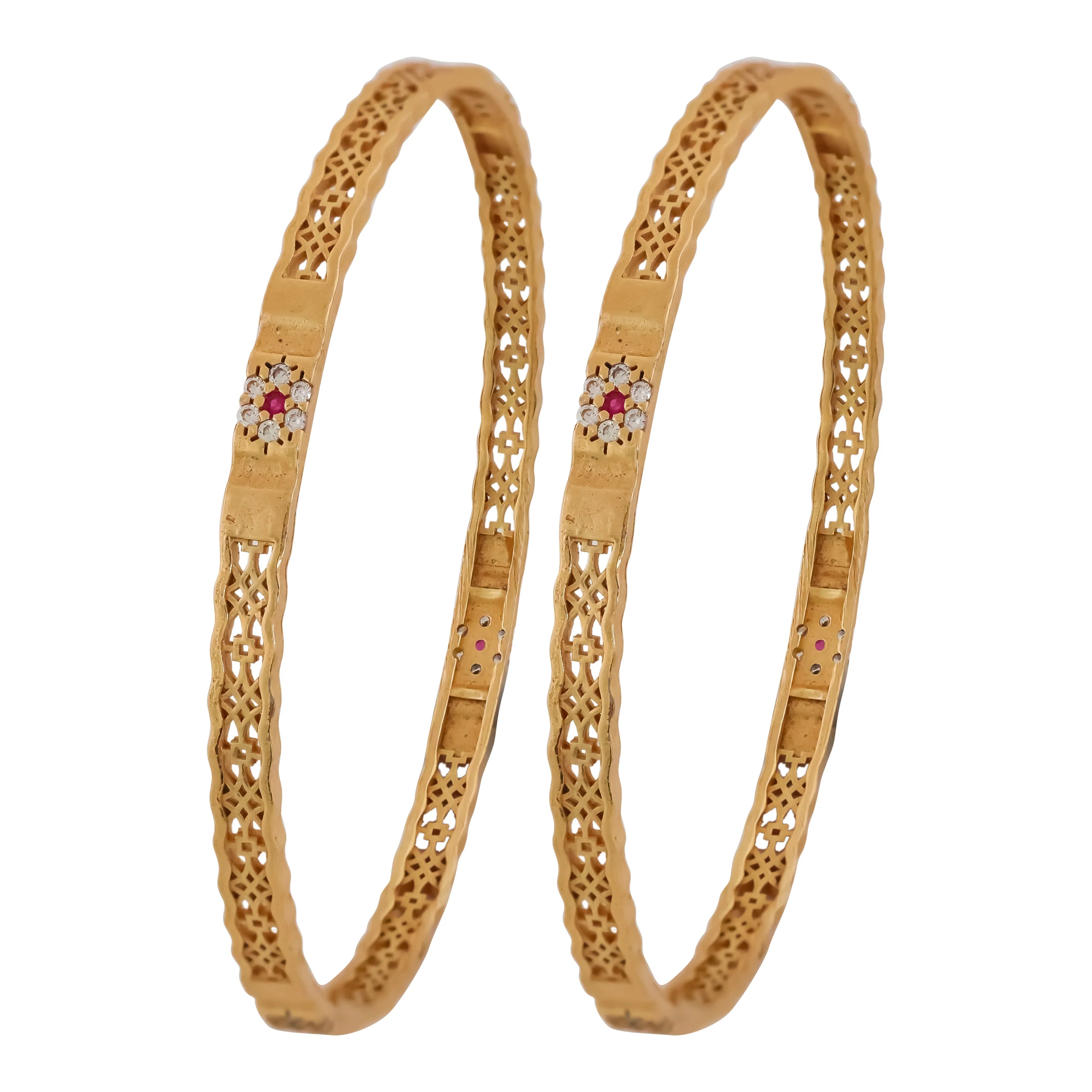Rani Glow Bangles - Set Of 2 - Ginostone