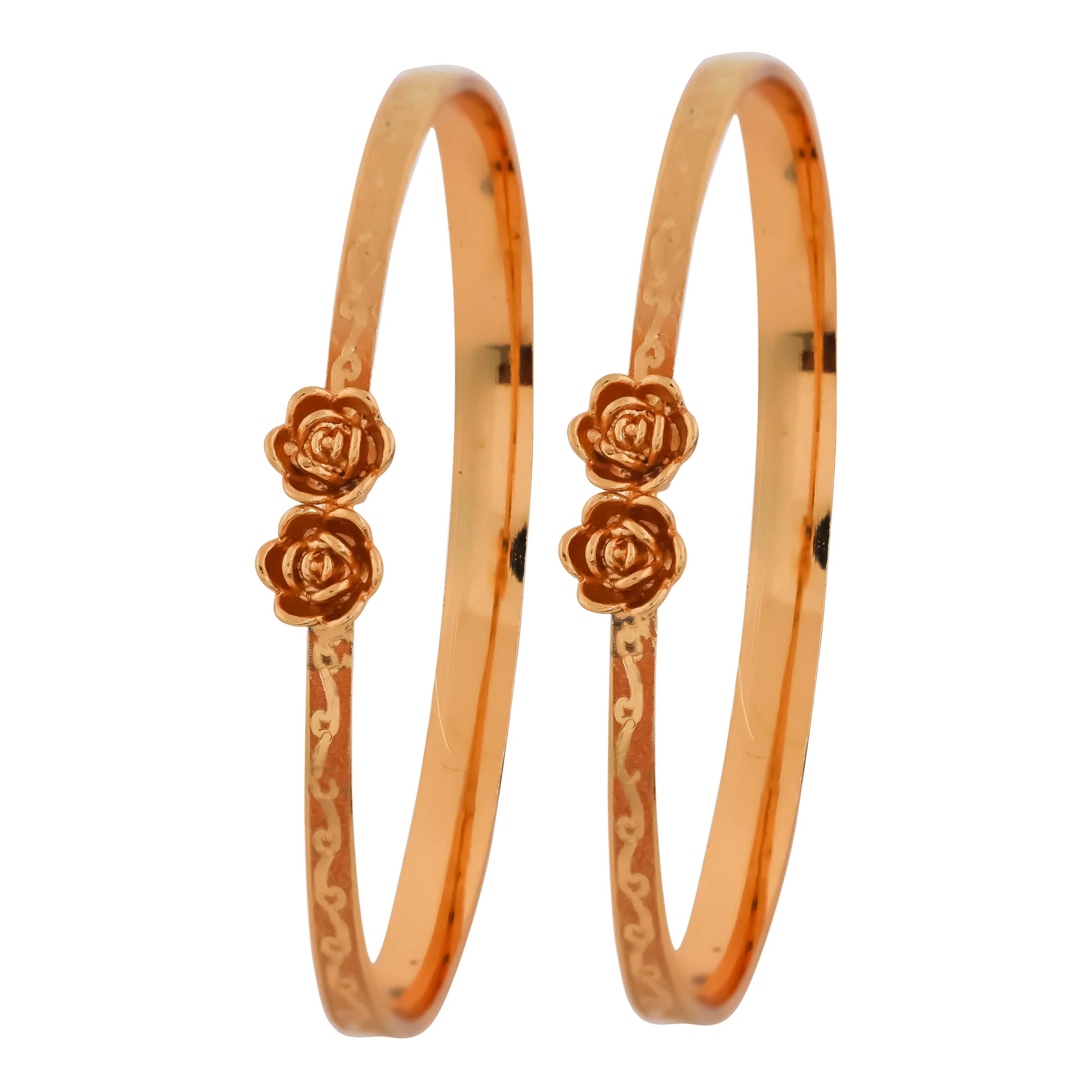 Rose Free Size Bangle - Ginostone