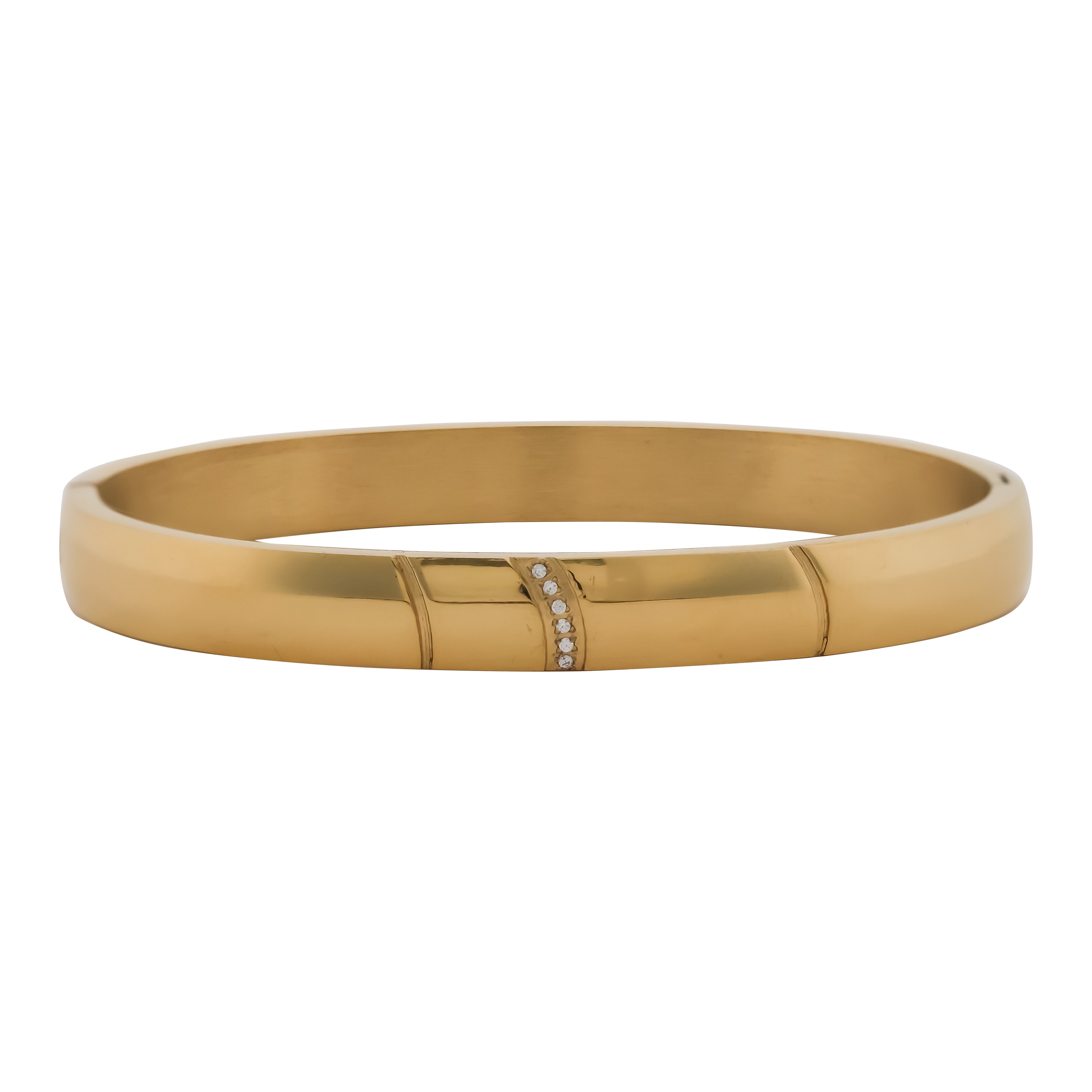 Jiyarth Gold Kada For Men - Ginostone