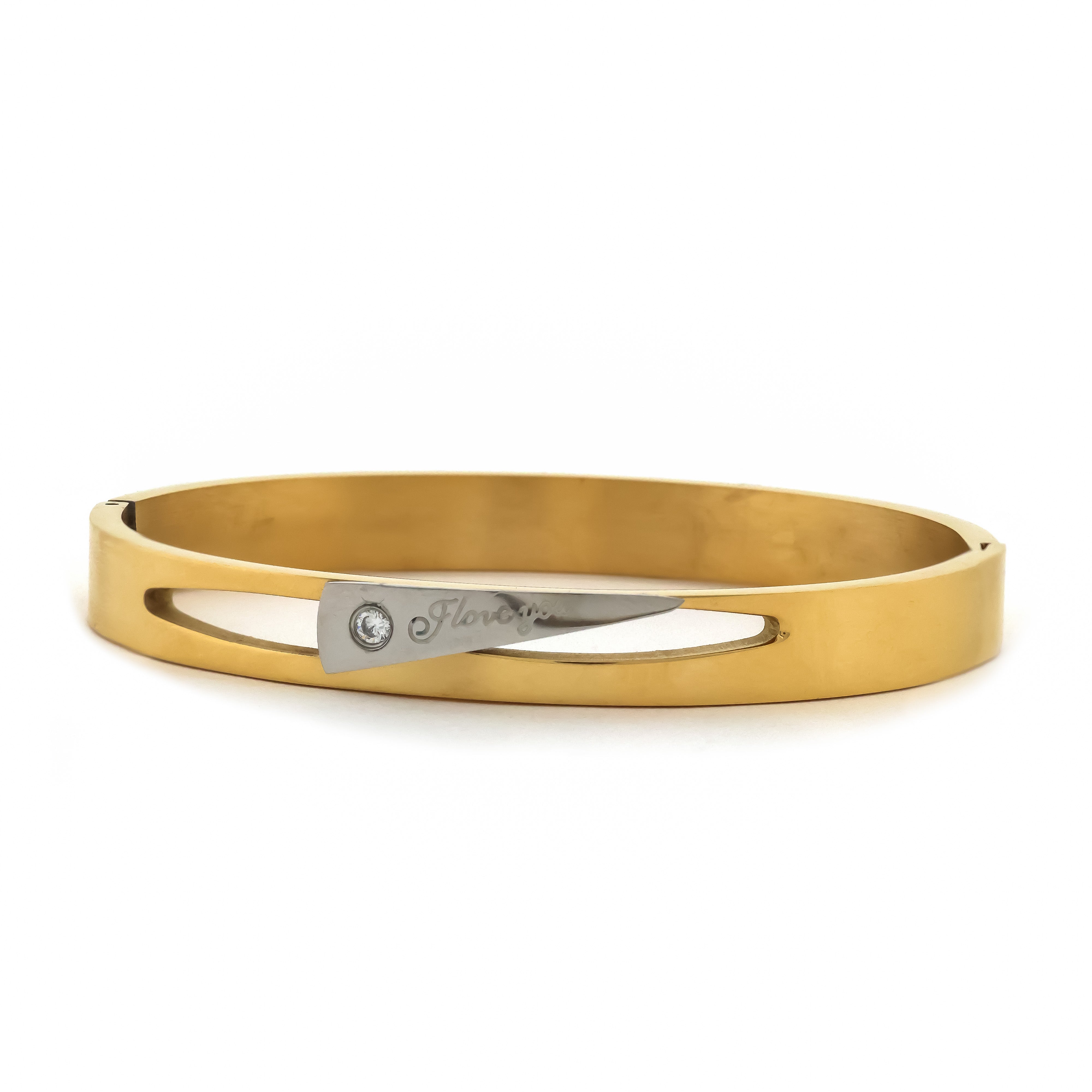 Ansh Gold Kada For Men - Ginostone
