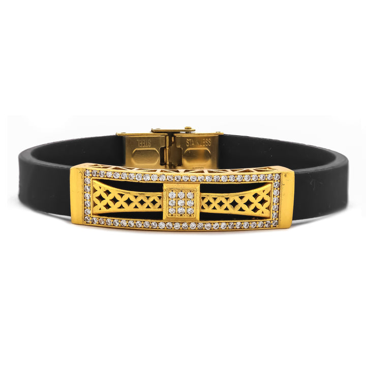 Viransh Men's Lether Bracelate - Ginostone