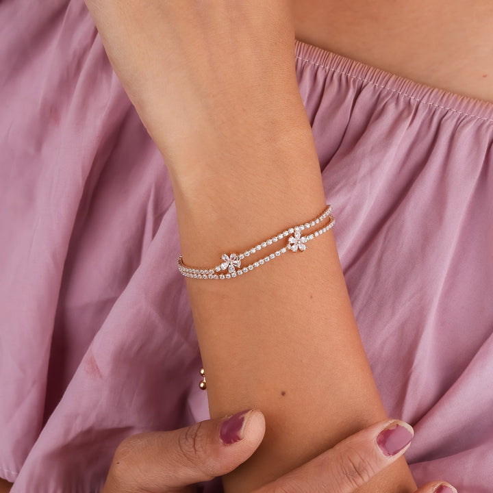 Aashika Adjustable Slider Bracele - Ginostone