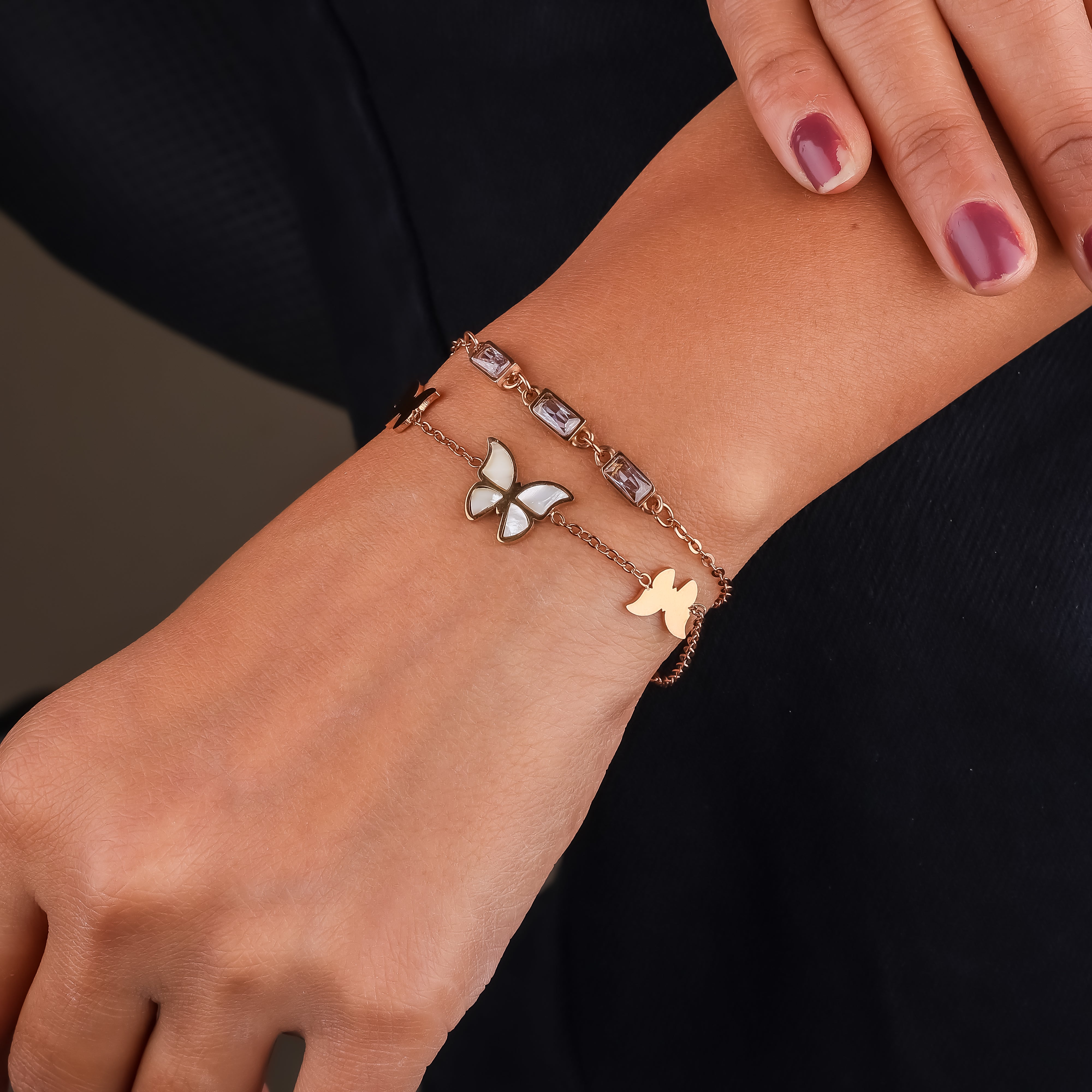 Isha Spark Hand Bracelet - Ginostone