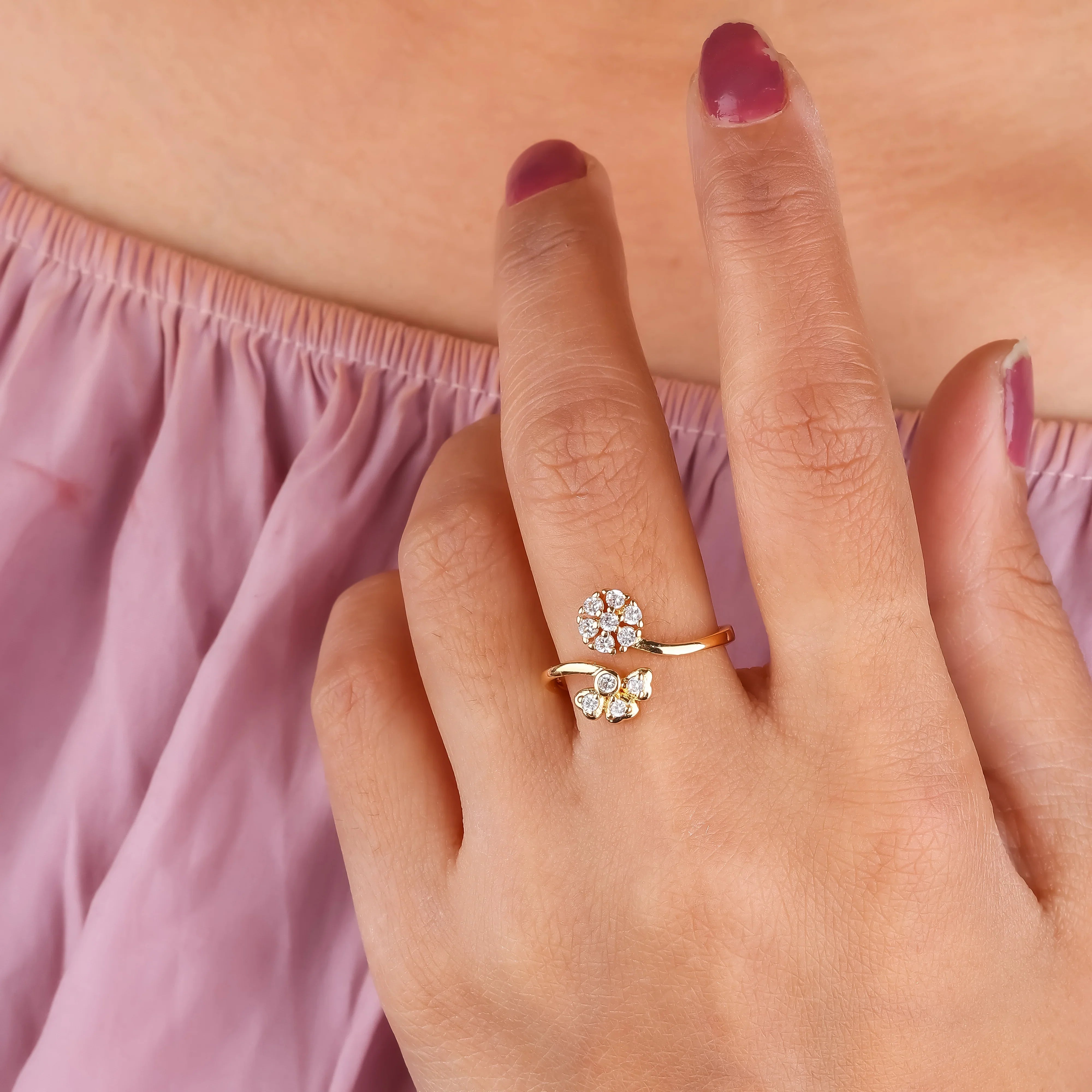 Malini Charms Women's Ring - Ginostone