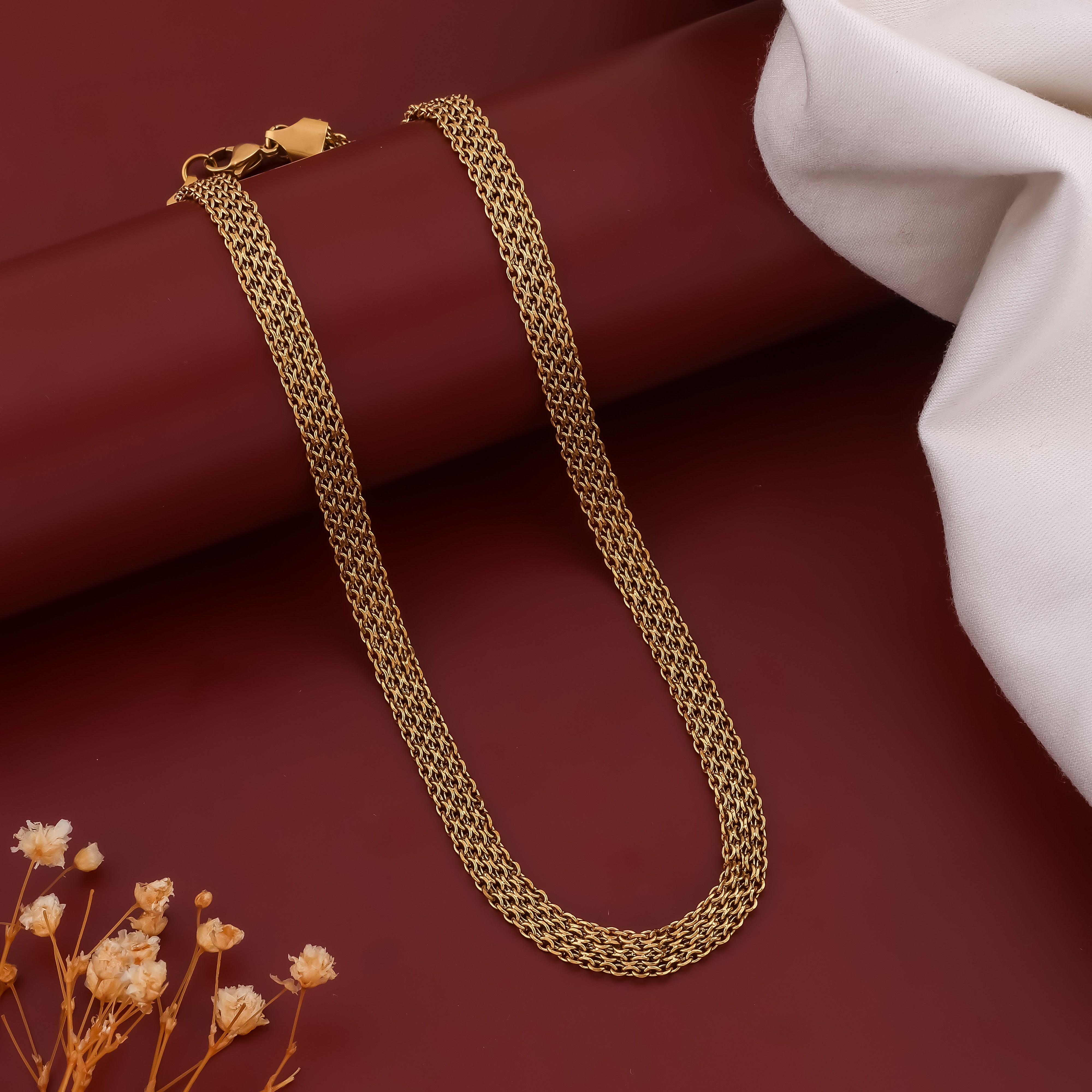 Lakshya Multi-Layer Chain For Men - Ginostone