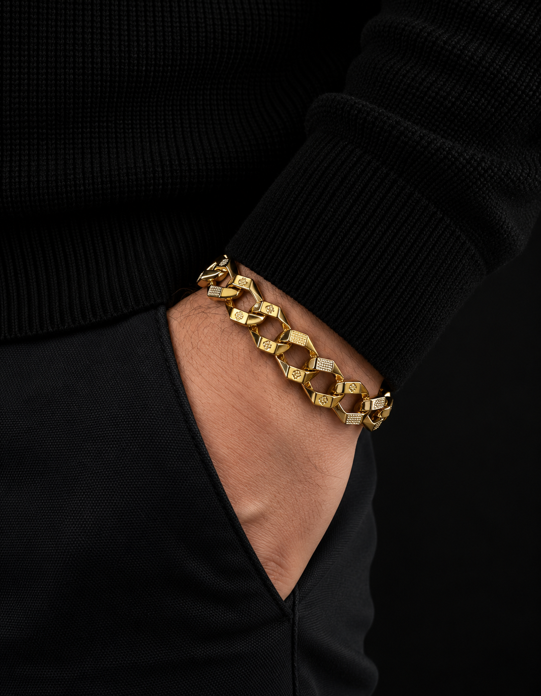 Rajveer Floral Link Bracelet MB -17