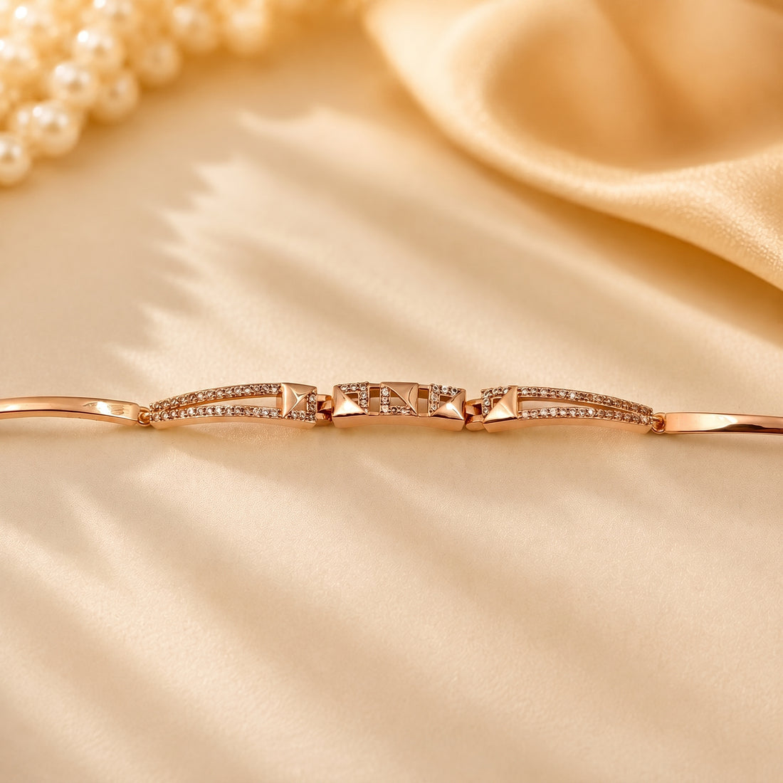 Elegant Rose Gold Bracelet GWB -172