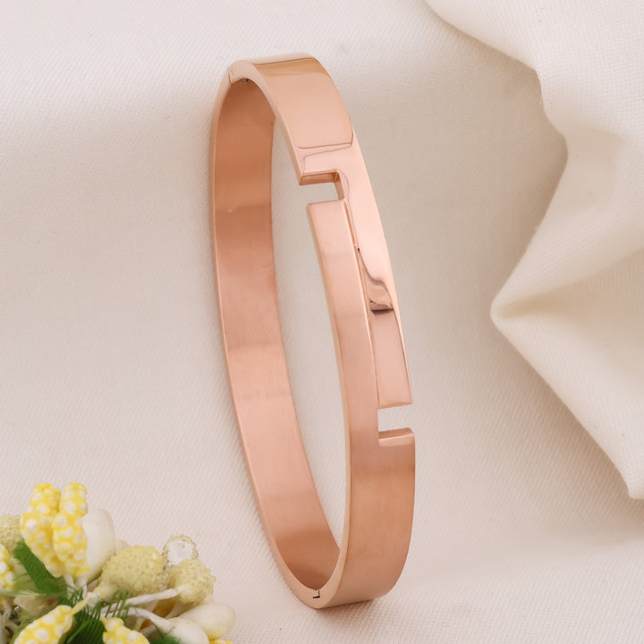 Prince Rose Gold Kada - Ginostone