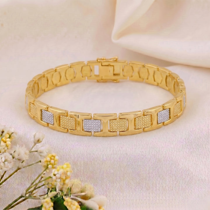 Aniket Gold Bracelet For Men