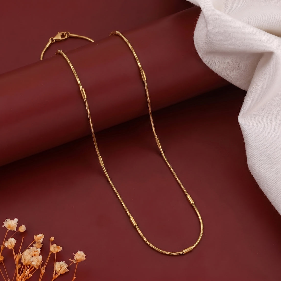 Gold Station Snake Chain GMC -44
