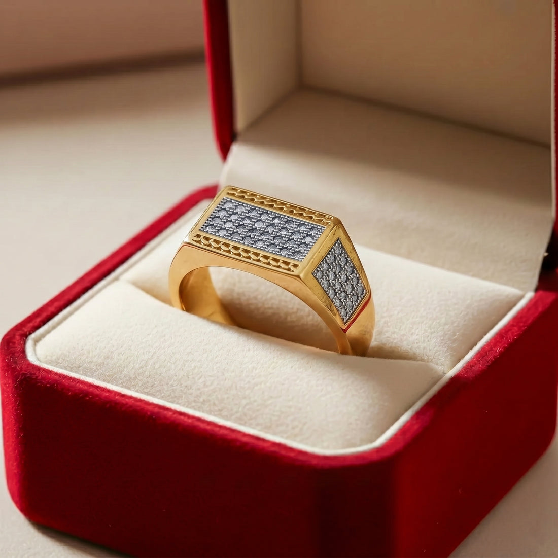 Gold & Silver Designer Ring GMR -34