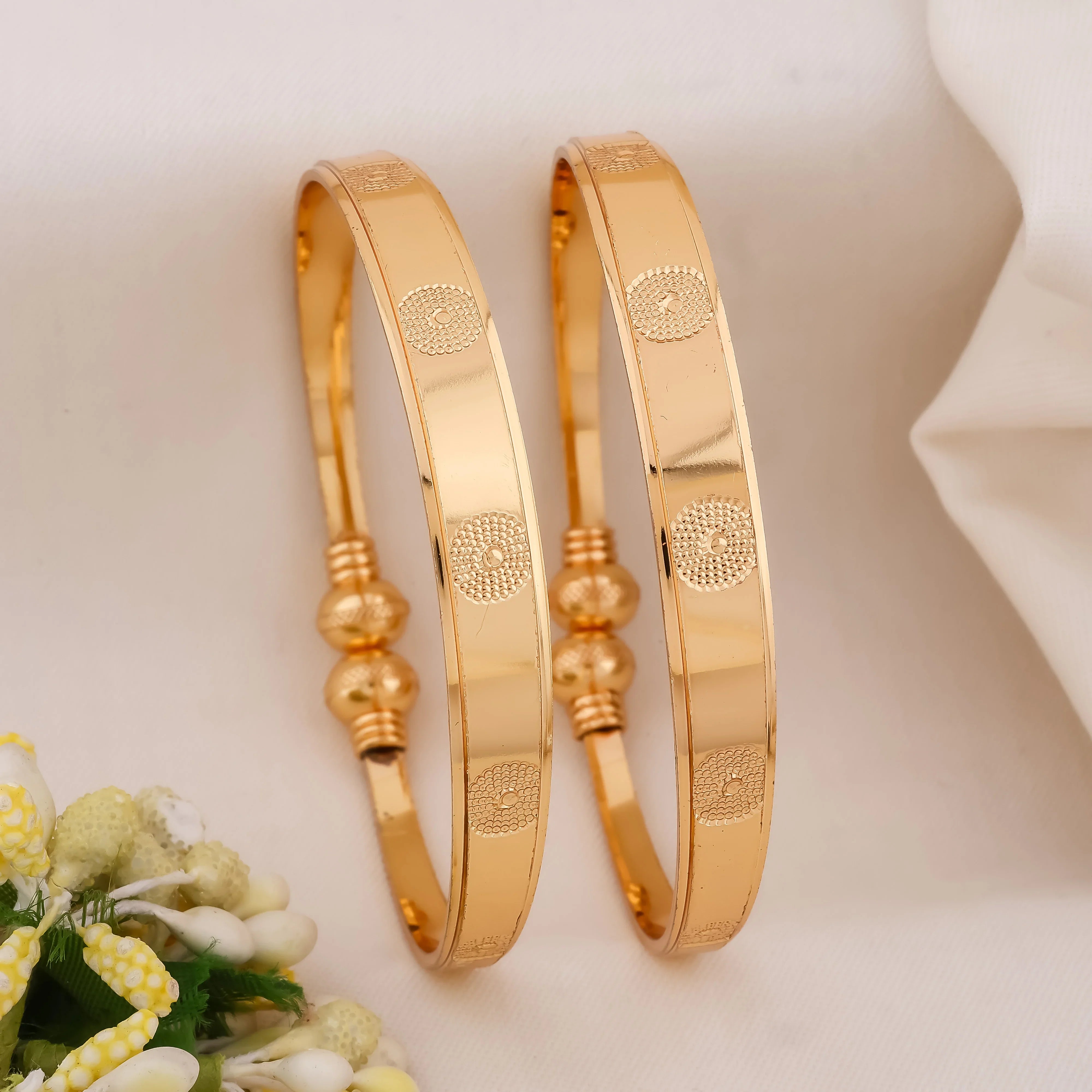 Timeless Glow Free Size Bangle - Ginostone