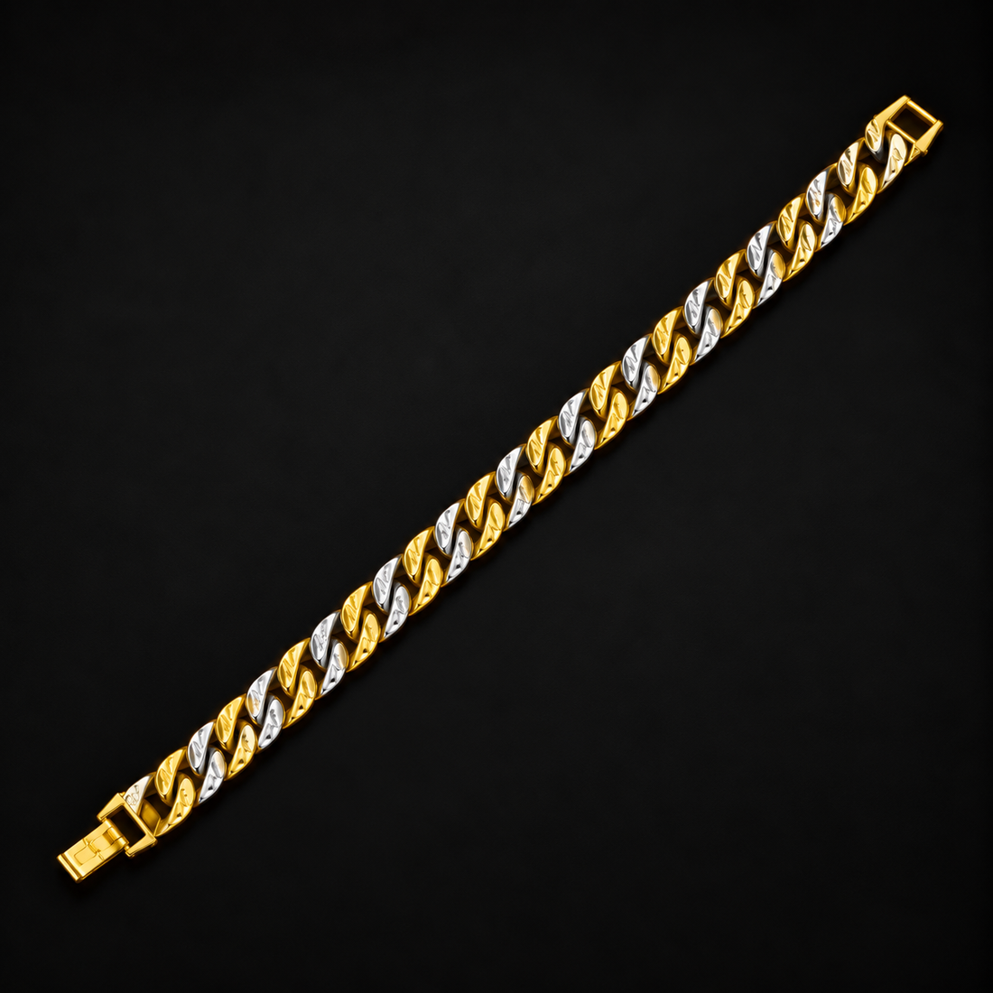 Rudra Two-Tone Link Bracelet MB -19