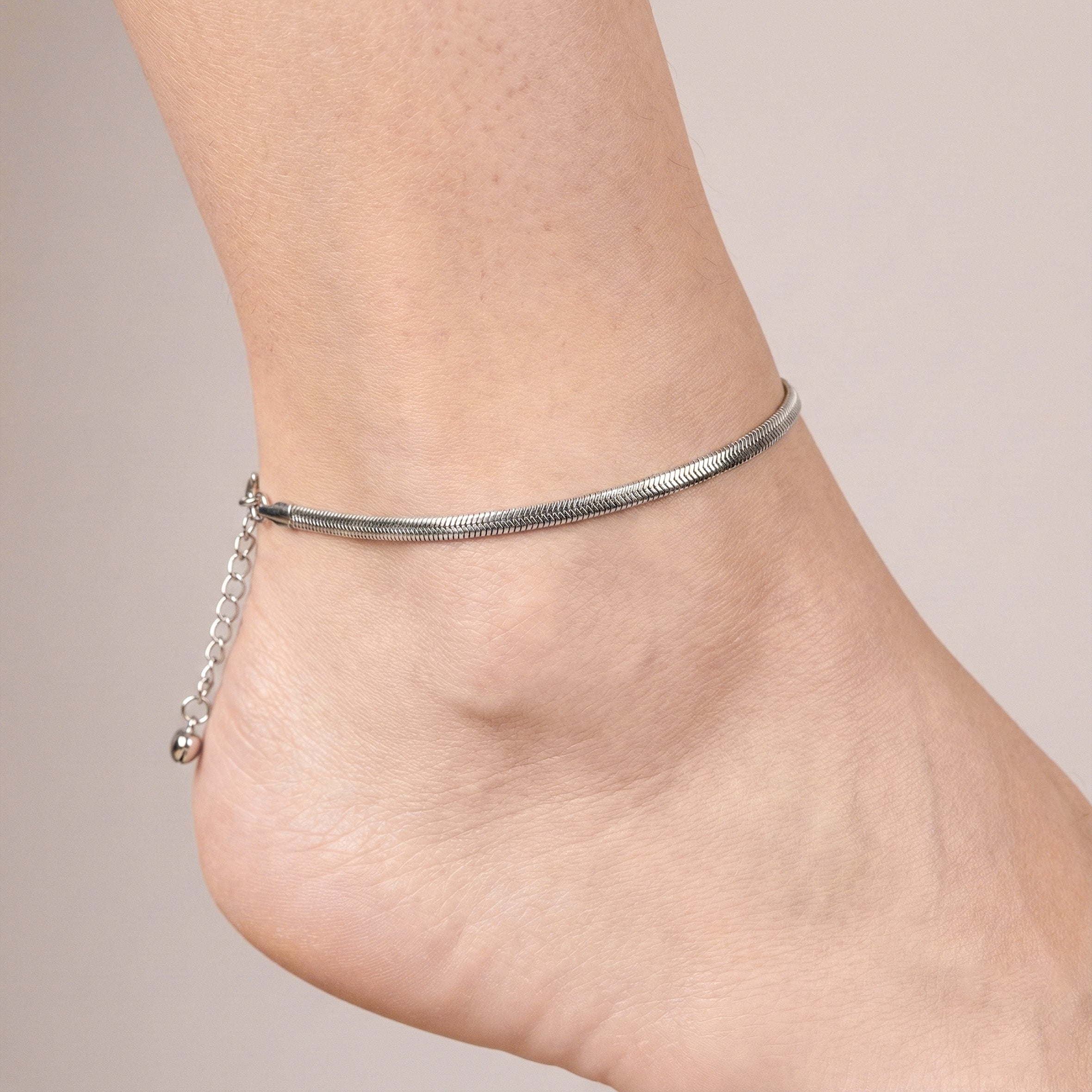 Silver Chain Anklet GWA -33