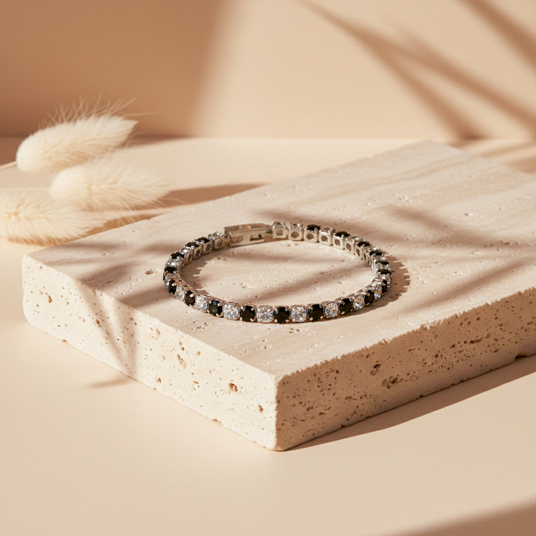 Dual-Tone Tennis Bracelet GWB -119