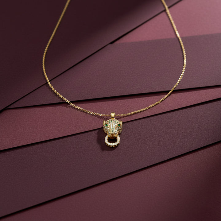 Panther Head Pendant Necklace GWN -77