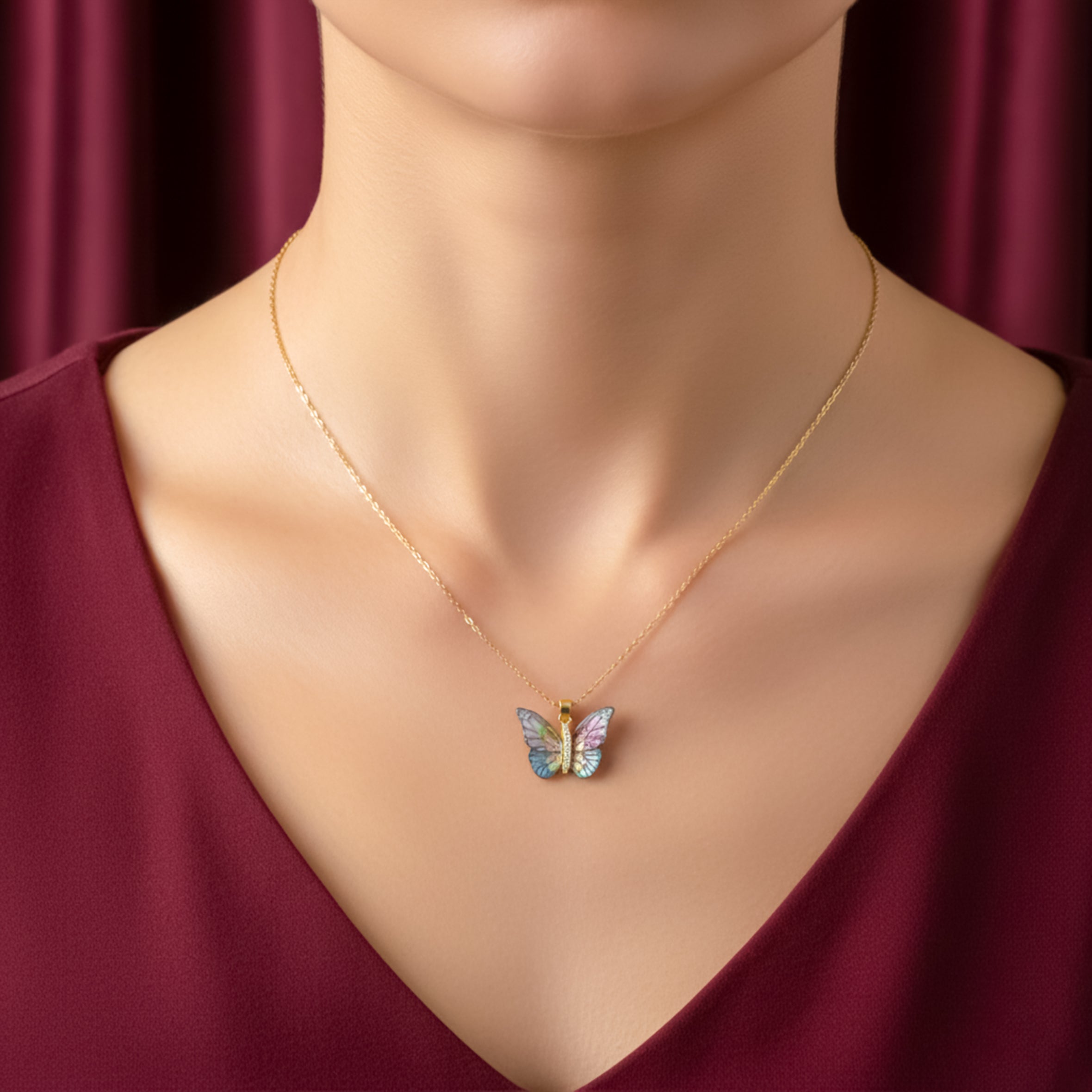 Butterfly Womens Neckless GWN -150