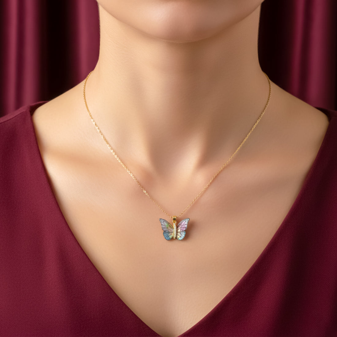 Butterfly Womens Neckless GWN -150