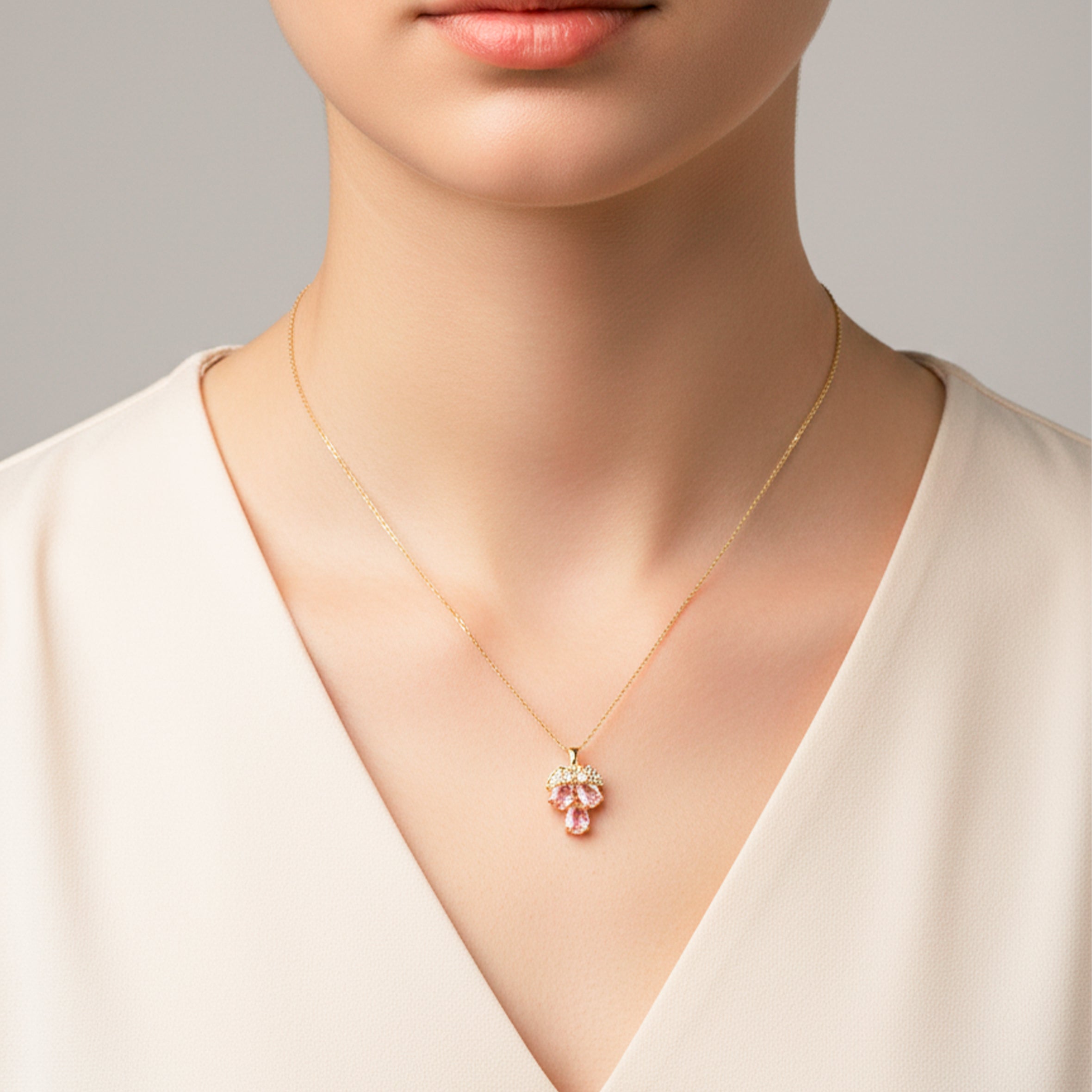 Cherry Daimond Neckless GWN-148