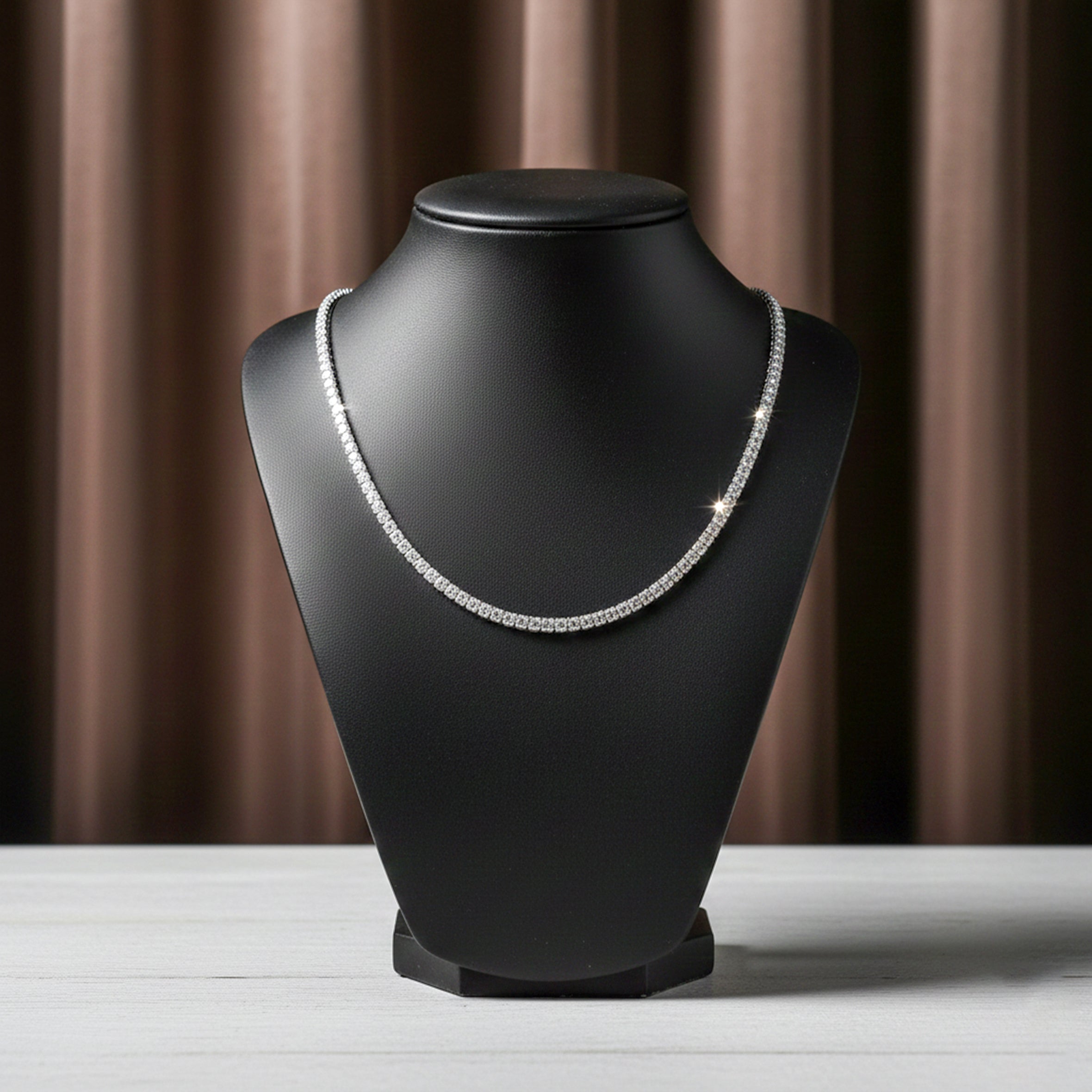 Silver Daimond Womens Neckless GWN -67
